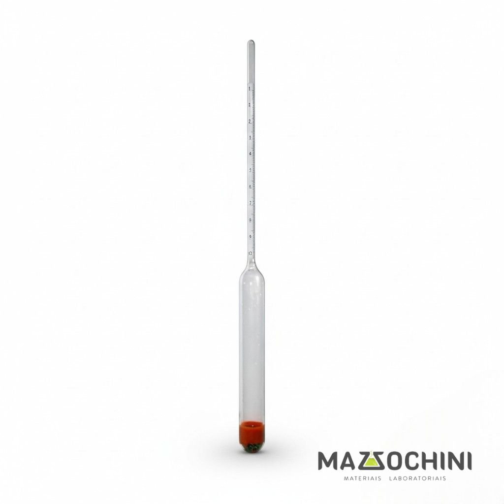 DENSIMETRO- PARA ALCOOL ETILICO E SUAS MISTURAS COM AGUA