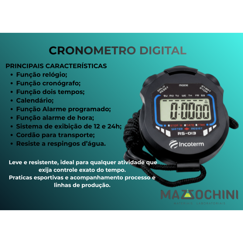 CRONOMETRO DIGITAL INCOTERM