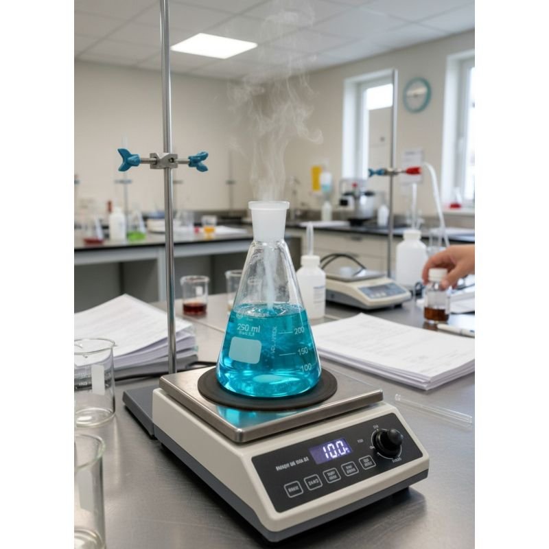 FRASCO ERLENMEYER COM JUNTA ESMERILHADA DE 250 ML