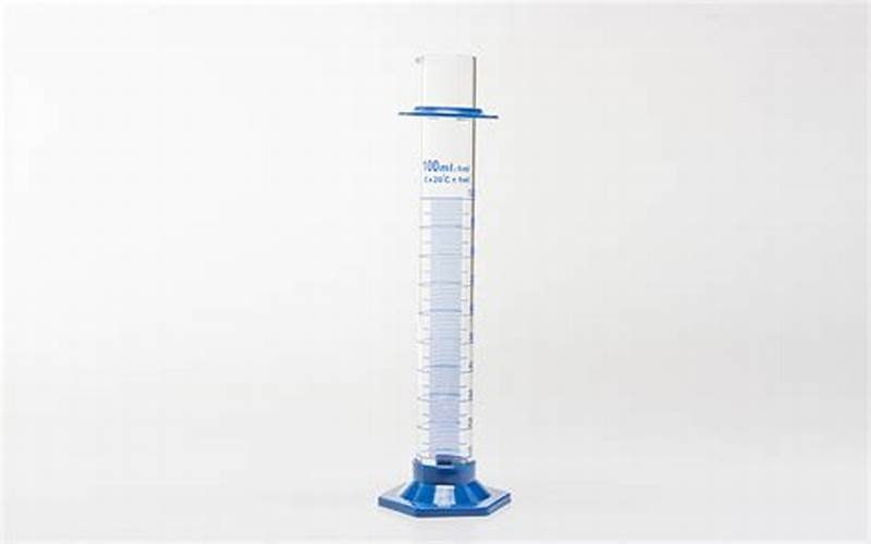 PROVETA COM BASE DE PLASTICO HEXAGONAL - 100 ML
