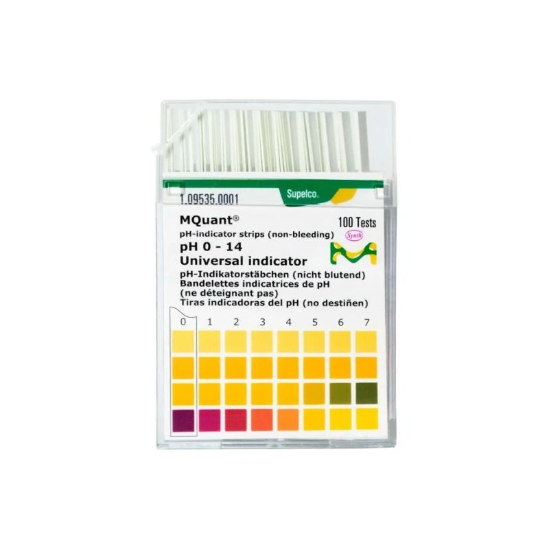 PAPEL INDICADOR DE PH 0 - 14- CAIXA C/ 100 TIRAS