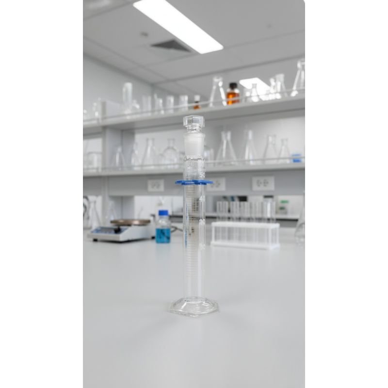 PROVETA COM BASE HEXAGONAL - 50 ML